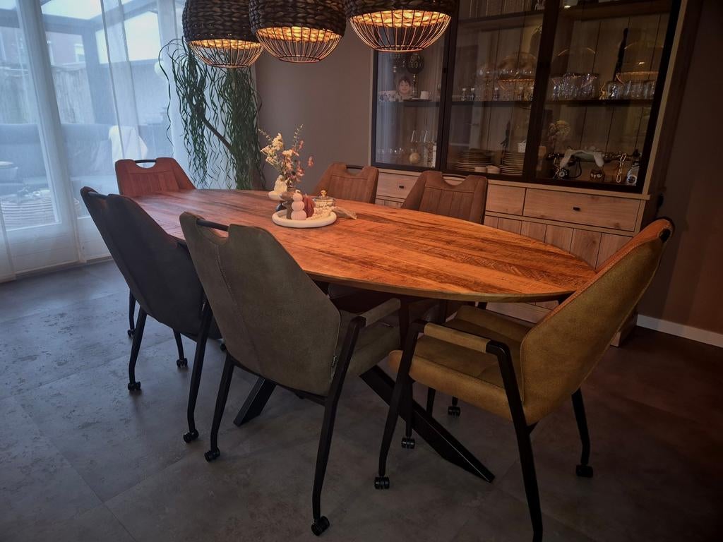 Eettafel stoelen MXSOFA Eetkamerstoe.  ZO GOED ALS NIEUW, Ophalen, Zo goed als nieuw, Overige kleuren