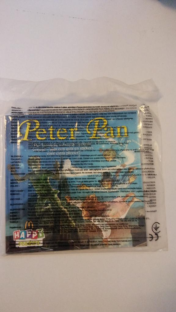 Peter Pan Mc Donalds Happy Meal readers NIEUW SEAL, Ophalen of Verzenden, Overige figuren, Zo goed als nieuw, Overige typen