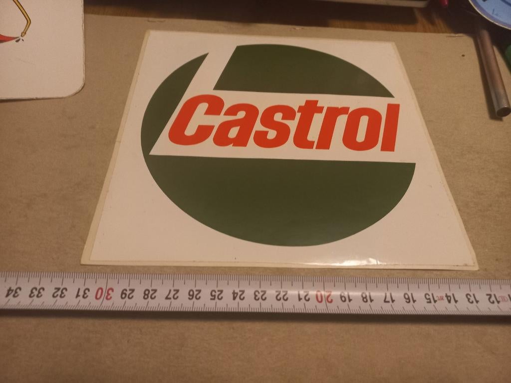 Castrol logo groot, Ophalen of Verzenden, Zo goed als nieuw