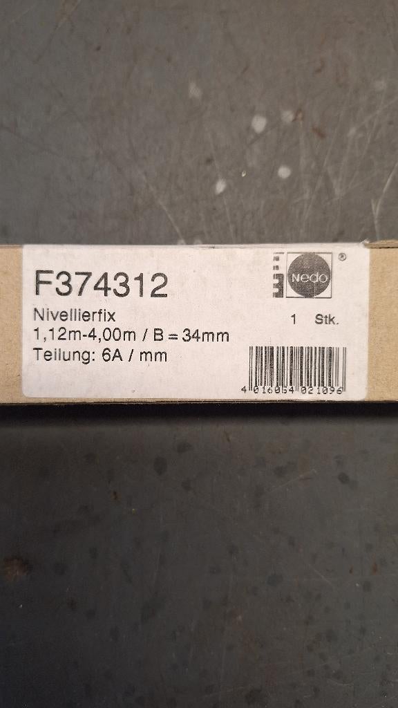 Nedo F374312 laser Baak 4 meter NIEUW!, ., Nieuw, Ophalen of Verzenden, .