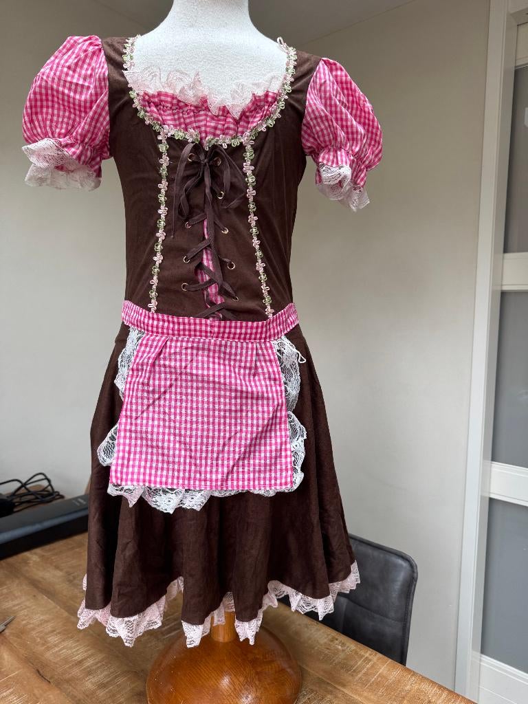 Dirndl / Oktoberfest jurkje zeer netjes maat XXS / XS DN, Carnaval, Ophalen of Verzenden, Onbekend, Kleding