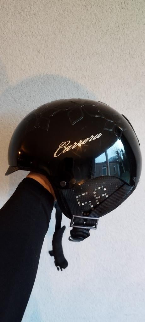 Ski helm Carrera maat S zwart, Ophalen of Verzenden, Minder dan 100 cm, Overige typen, Overige merken