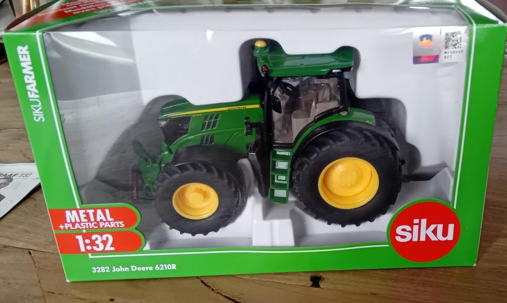 Siku John Deere 6210R, Ophalen, Nieuw, Tractor of Landbouw, SIKU