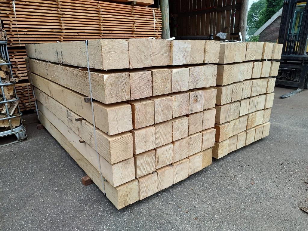 Eiken Balken: 15x15, 20x20, 25x25 en Maatwerk, Ophalen, Eiken, Nieuw, Balk