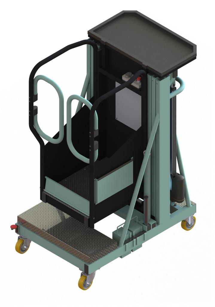 Alternatief voor Trappen en Ladder Compacte hoogwerker Carry