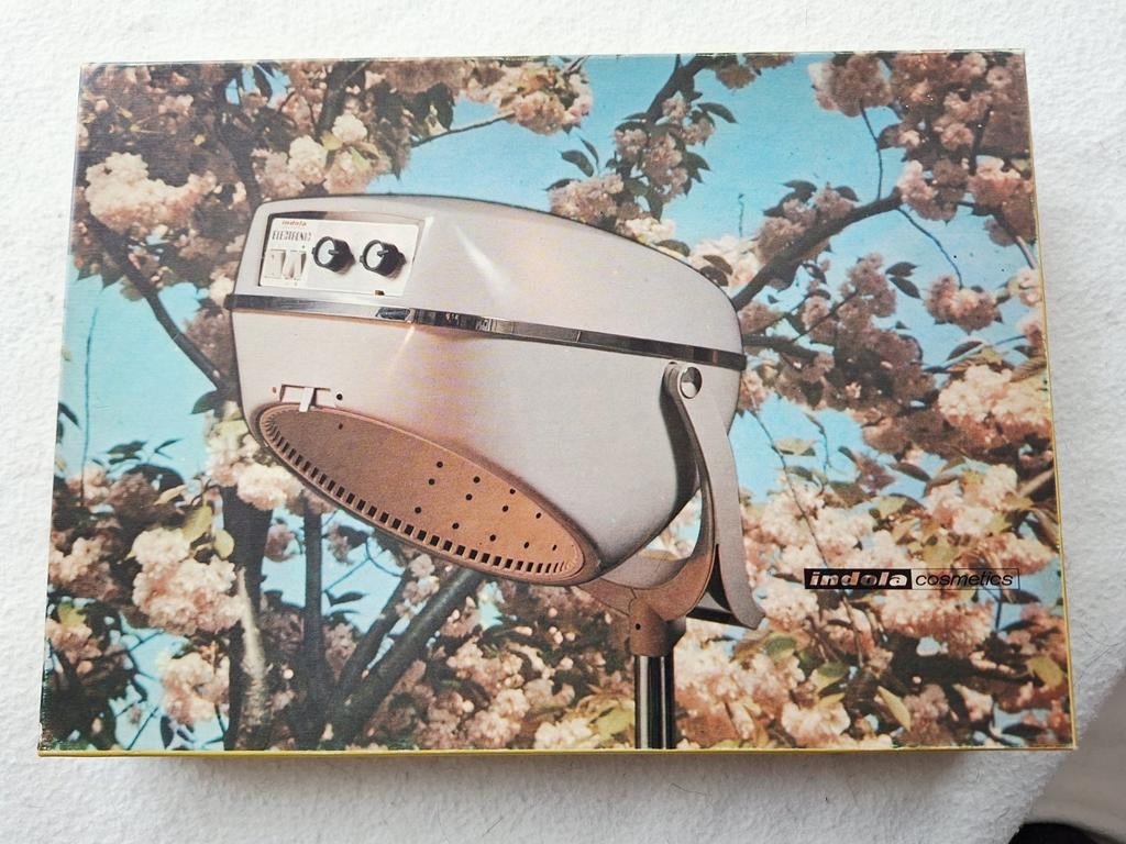 Vintage Indola Cosmetics Droogkap Puzzel, Ophalen of Verzenden, Gebruikt, Reclamebord
