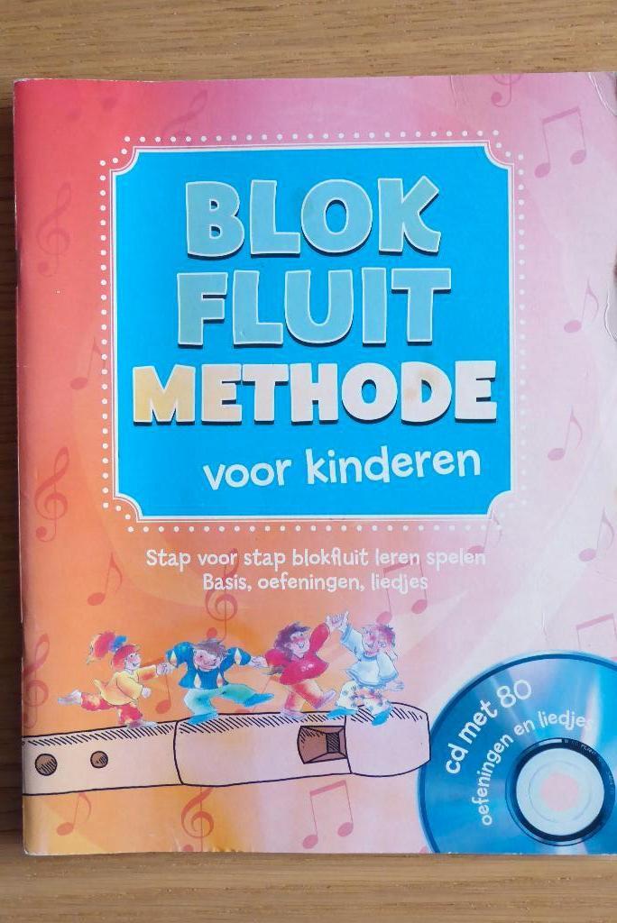 Blokfluit methode voor kinderen (incl. Meespeel CD), Les of Cursus, Ophalen of Verzenden, Zo goed als nieuw, Blokfluit