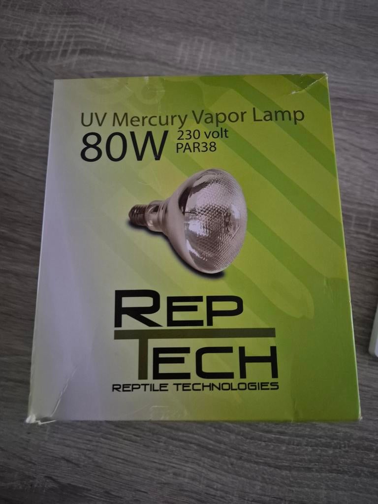 Compacte UVB Kwikdamplamp 80 watt, Ophalen, Nieuw, Terrarium of Paludarium