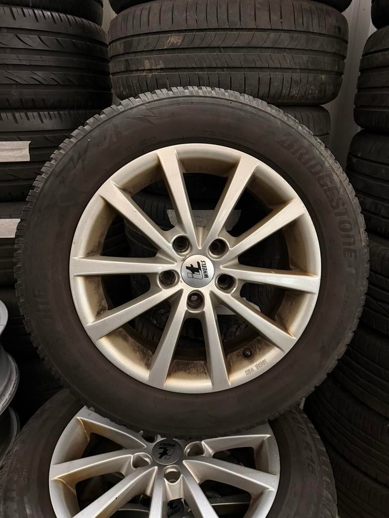 ‼️audi 5x112 16 Lichtmetalen Velgen met winterbanden‼️, Auto-onderdelen, Banden en Velgen, 18 inch, Gebruikt, Velg(en), Ophalen of Verzenden