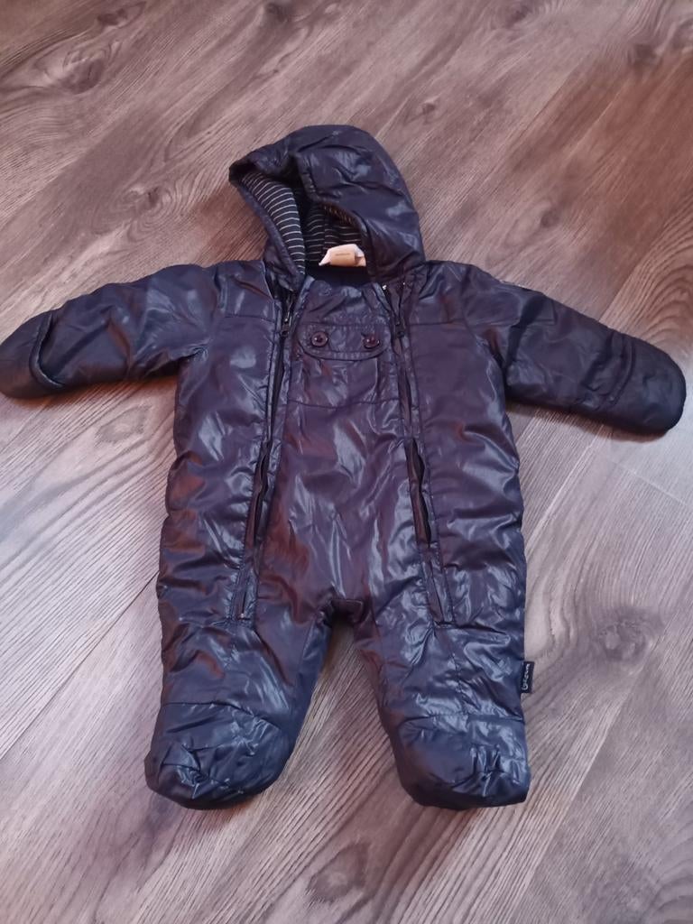 Als nieuw Jottum skipak winterpak 50 56 blauw jongen meisje, Kinderen en Baby's, Ophalen of Verzenden, Zo goed als nieuw, Jongetje of Meisje