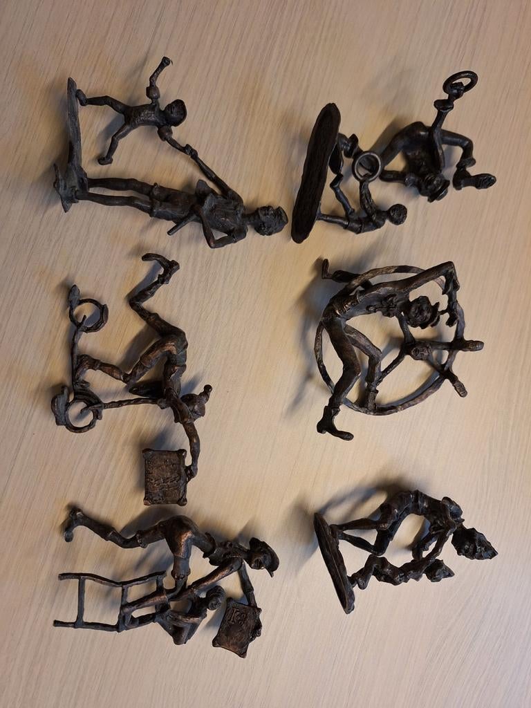 Clinic Clowns beeldjes van den Houdt, Antiek en Kunst, Ophalen of Verzenden