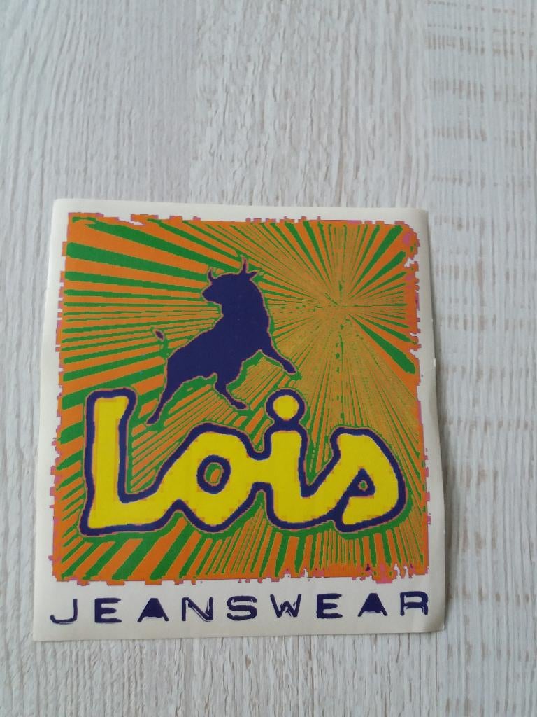 sticker Lois Jeanswear, Ophalen of Verzenden, Zo goed als nieuw, Merk