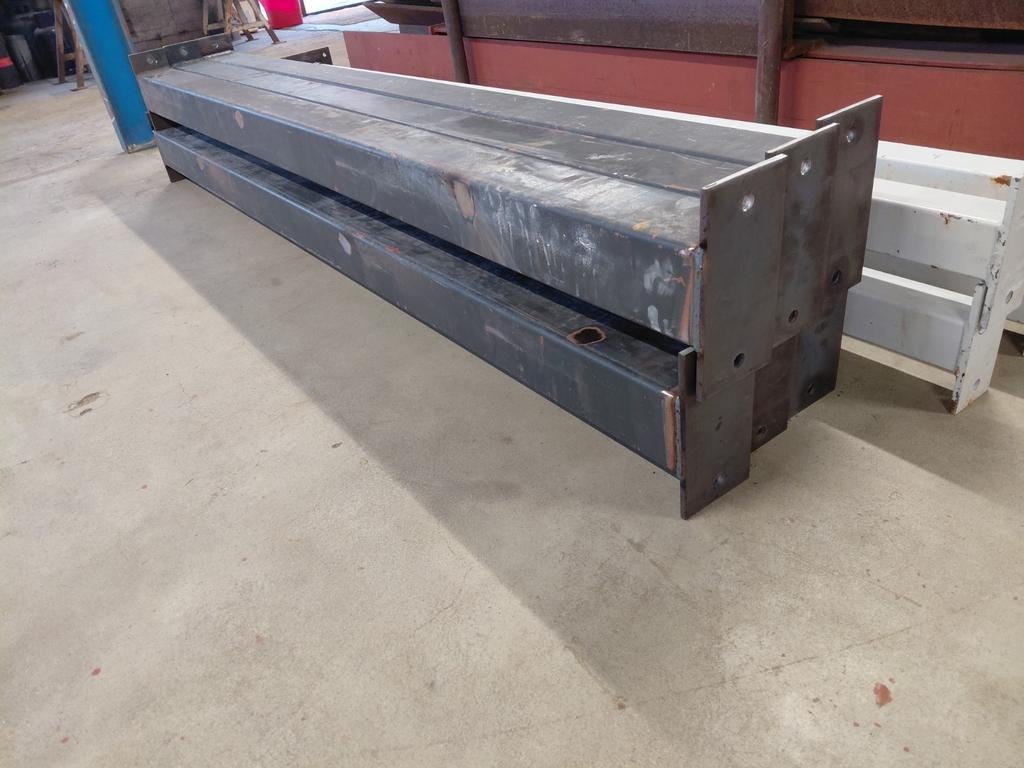 Stalen kokers / ijzeren kokers / staanders, Doe-het-zelf en Verbouw, Metalen, Ophalen, Gebruikt, IJzer