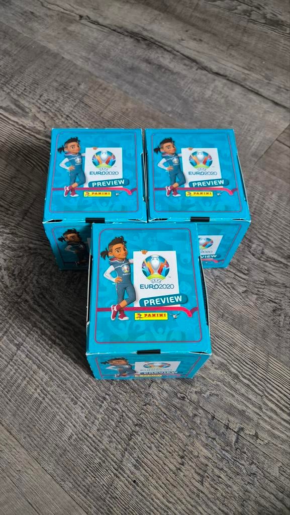 Panini UEFA EURO 2020 Preview Sealed Boxen, Verzenden, Nieuw, Meerdere stickers