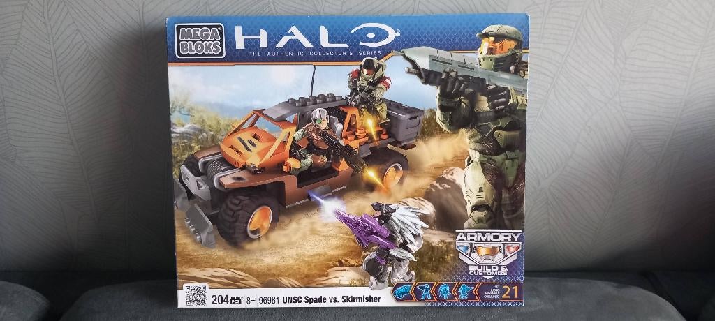 Mega Bloks Halo 96981 - UNSC Spade vs. Skirmisher, Ophalen of Verzenden, Nieuw, Megabloks