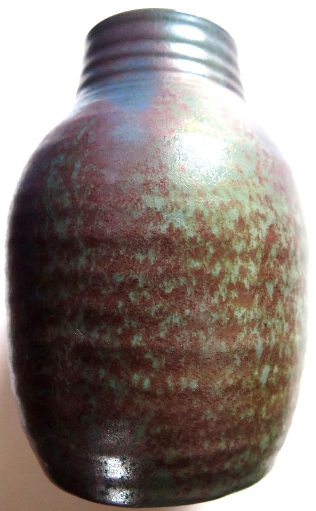 DOK vaas - gemeleerde kleuren paars-groen - ca. 2, Ophalen of Verzenden