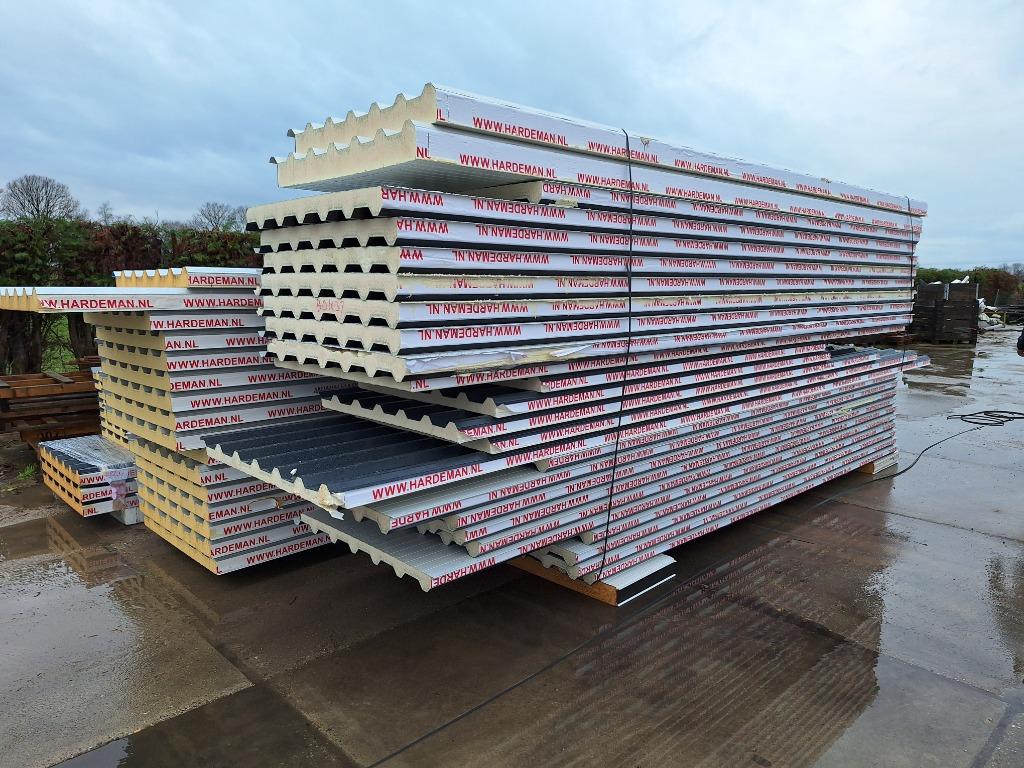 Dakpaneel, dakplaat, damwand, sandwich, Ophalen, Nieuw, Overige materialen, Minder dan 20 mm