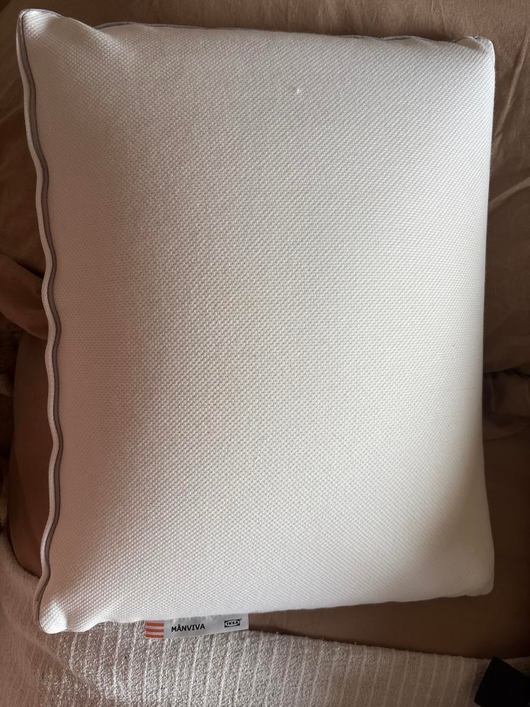 IKEA MÅNVIVA Kussen, Ophalen, Zo goed als nieuw, Wit, Vierkant