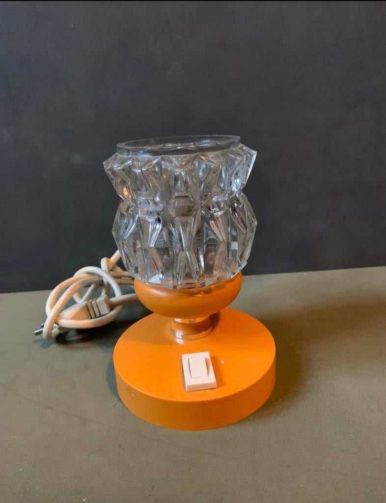 nacht lamp, Ophalen of Verzenden, Zo goed als nieuw, Glas, Minder dan 50 cm