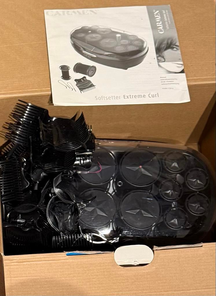 Carmen Softsetter Extreme Curl - Zo goed als nieuw C5014, Ophalen of Verzenden, Zo goed als nieuw, Krultang of Stijltang