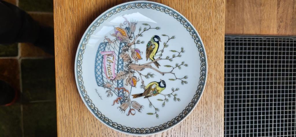 Hutschenreuther maand februari bord, Ophalen