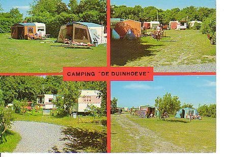 Ansichtkaart	Renesse	Camping De Duinhoeve	4-luik, Verzenden, 1960 tot 1980, Gelopen, Zeeland