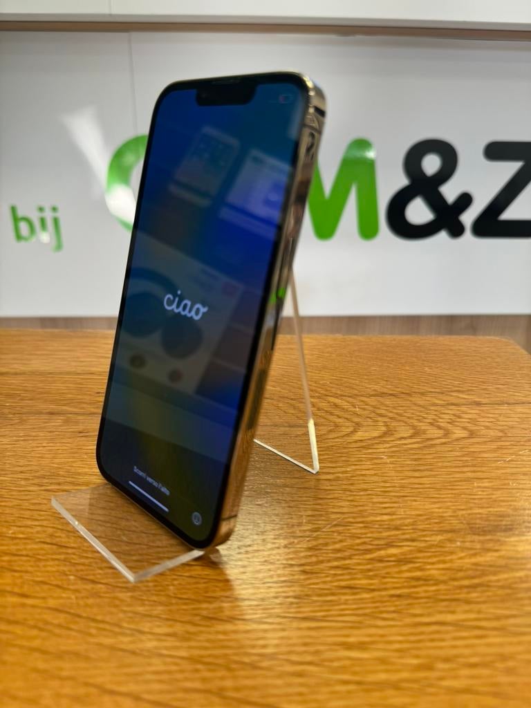 Apple iPhone 13 Pro Max 128GB Goud - 2e hands - 100%, 128 GB, Ophalen of Verzenden, Zonder simlock, Zonder abonnement