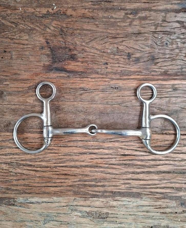 Enkelgebroken trens baucher bit 13.5 cm, Ophalen of Verzenden, Dressuur