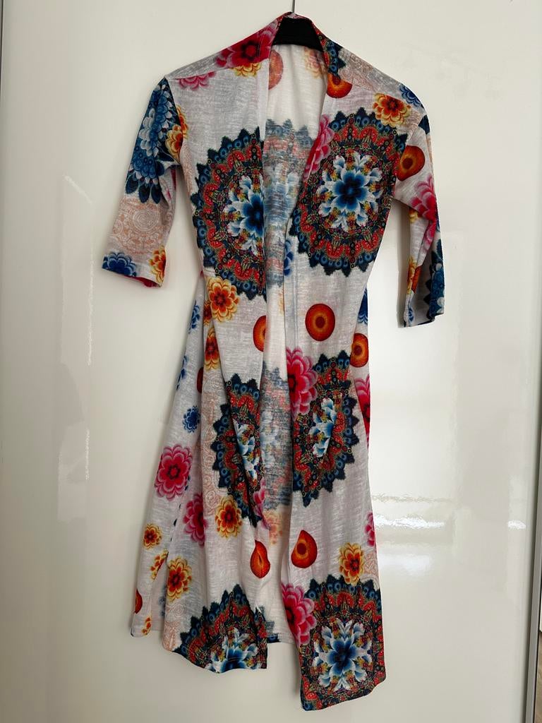 Kimono met kleurrijke print, Ophalen of Verzenden, Gedragen