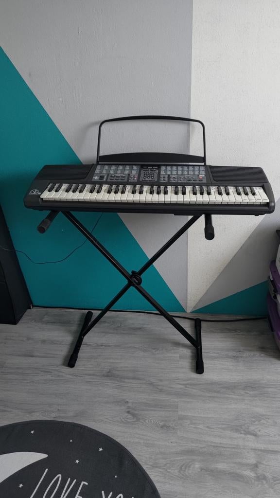 Keyboard met hoes en standaard, Ophalen of Verzenden