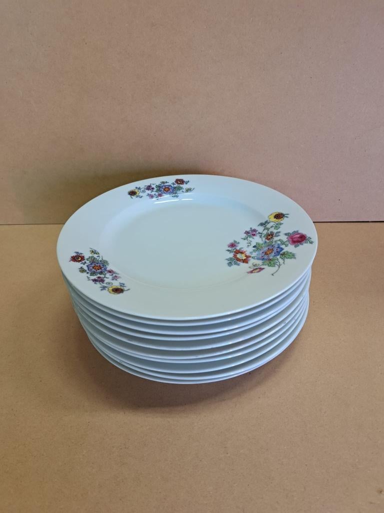 Antieke porseleinen eetborden, Antiek en Kunst, Ophalen