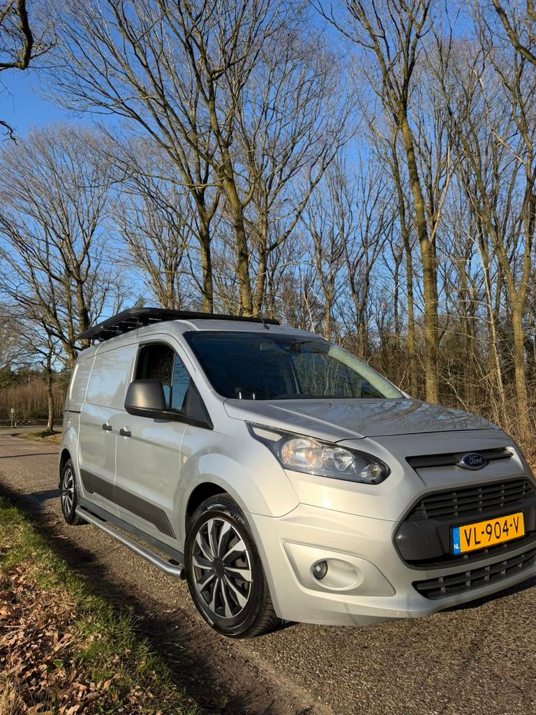 Ford Transit Connect 1.6 Tdci 70KW 2015, Stof, Zwart, Origineel Nederlands, 1560 cc