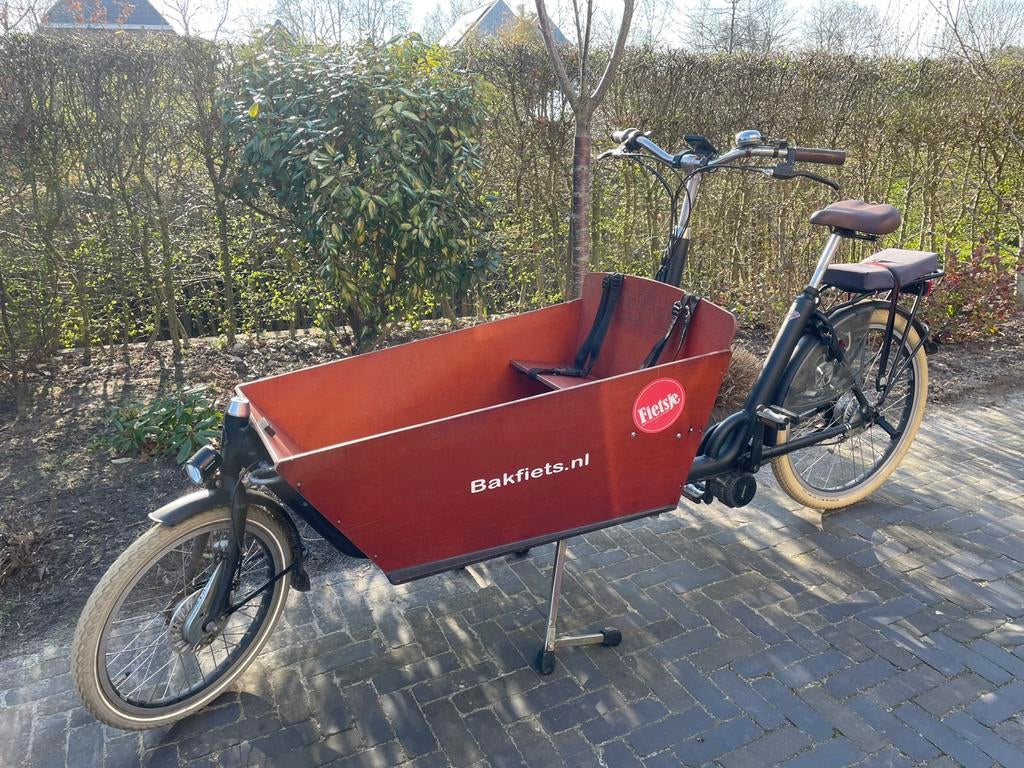 Nette, zeer complete elektrische Bakfiets met nieuwe accu, Fietsen en Brommers, Fietsen | Bakfietsen, Gebruikt, Overige merken
