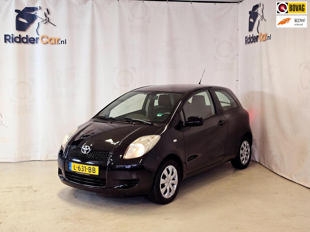 Toyota Yaris 1.0 VVTi Sol MMT|AIRCO|RADIO|2 SLEUTELS|ELEK RA, Voorwielaandrijving, Zwart, Bedrijf, 19 km/l