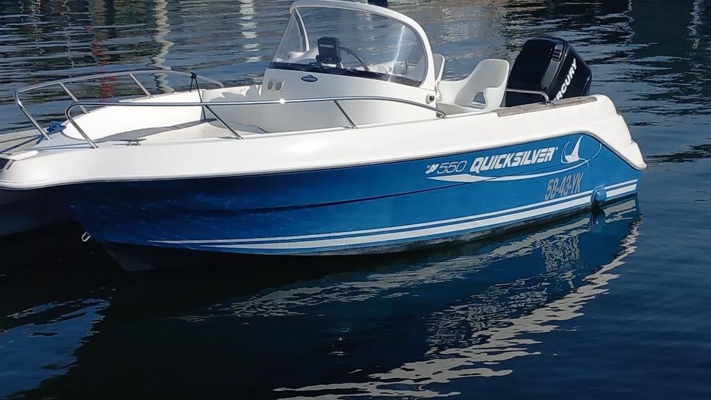 Motorboot Quicksilver550 incl. Mercury 75 PS Top Zustand, Ophalen, Gebruikt, 3 tot 6 meter, Buitenboordmotor