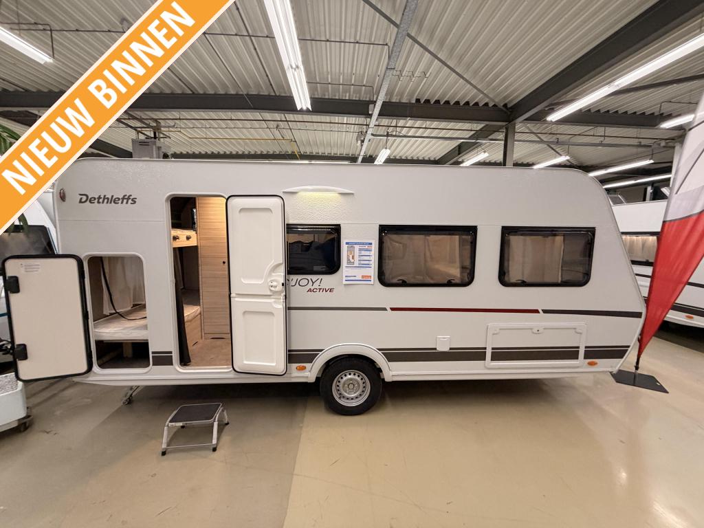 Dethleffs C'Joy Active 480 QLK +active pakket, Schokbreker, Dwarsbed, Bedrijf, Dethleffs