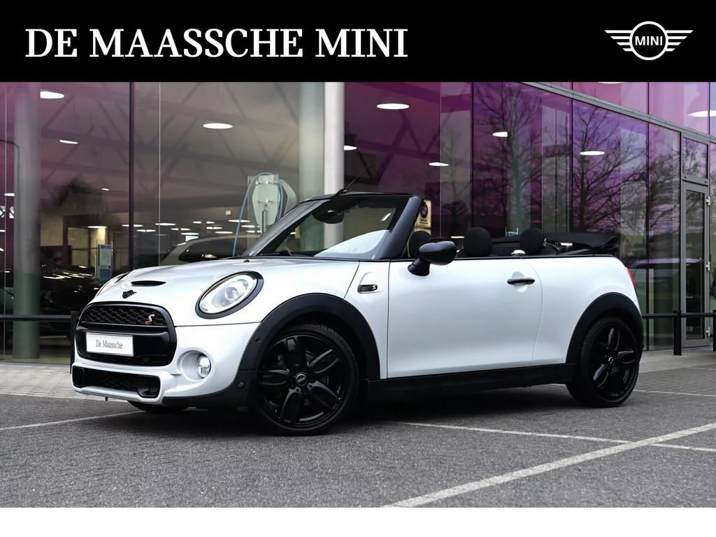 MINI Cabrio Cooper S Chili / Achteruitrijcamera / LED / Stoe, Auto's, Mini, Gebruikt, 4 stoelen, Leder en Stof, Wit