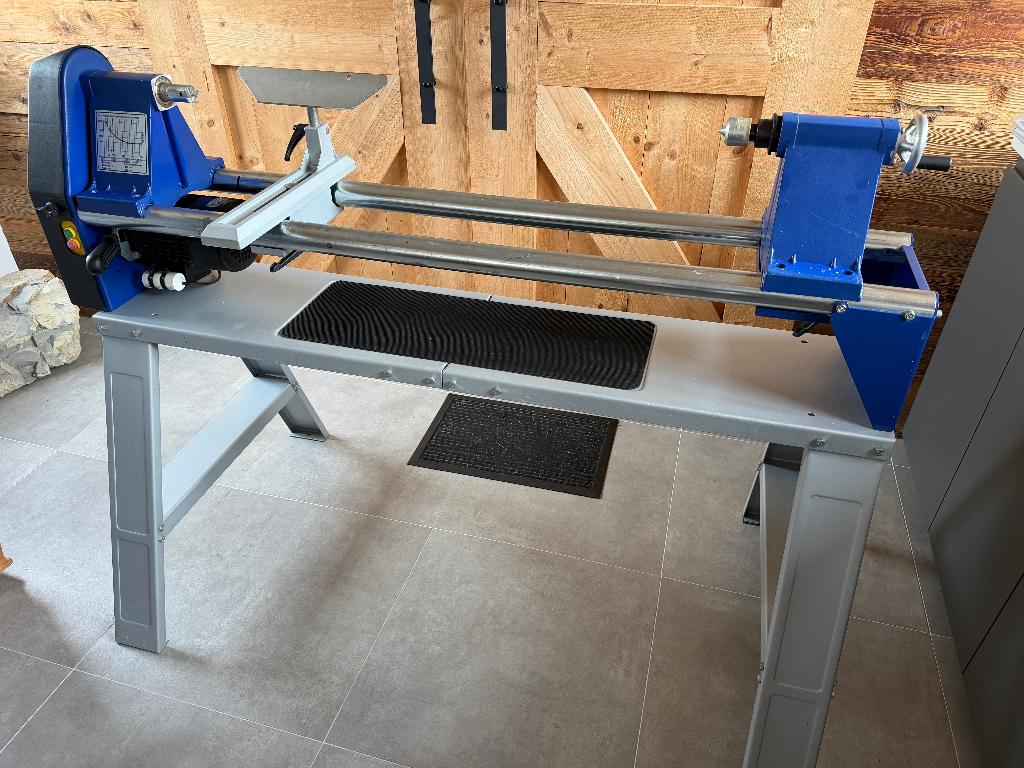 Elektra Beckum HDM 1000 houtdraaibank + klauwplaat, Ophalen, Gebruikt, Houtdraaibank, 500 tot 1000 mm