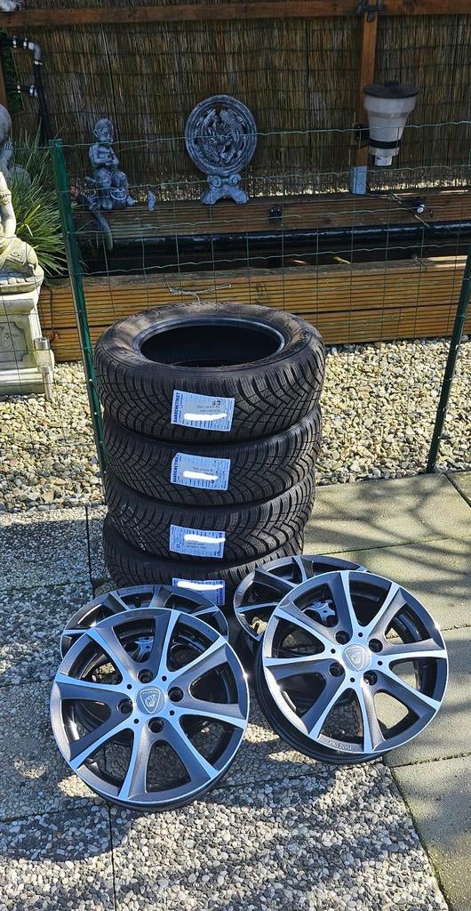 Zgan set 14 inch alu velgen 4x100, Auto-onderdelen, Banden en Velgen, Ophalen, 14 inch, 175 mm, Banden en Velgen