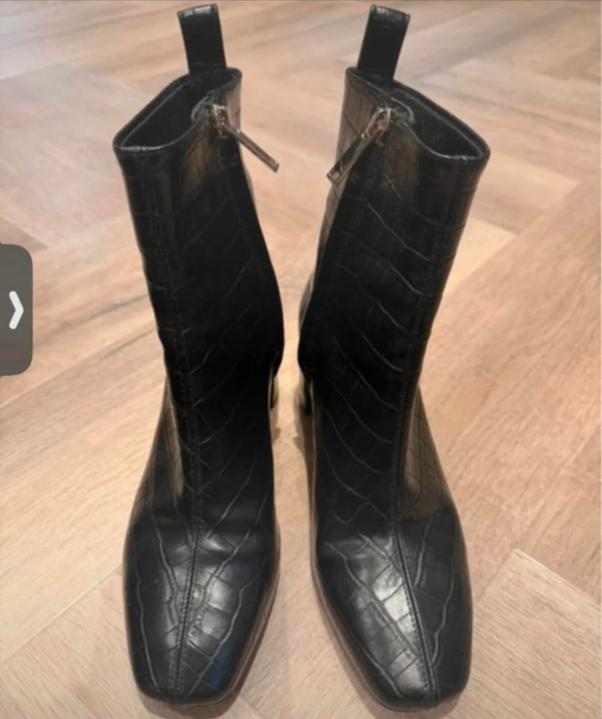 Enkellaarzen maat 36, Ophalen of Verzenden, Gedragen, Zwart