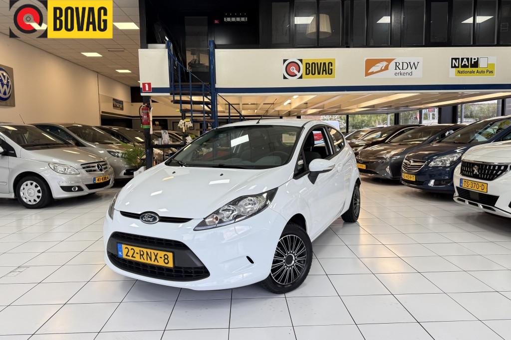 Ford Fiesta 1.25 Limited Bovag Garantie Airco (bj 2011), Euro 5, Gebruikt, 4 cilinders, Wit
