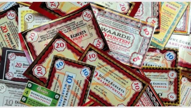 1000 douwe egberts punten DE zegels bonnen, Ophalen of Verzenden, Koffie of Thee, Zegels, Bonnen of Punten