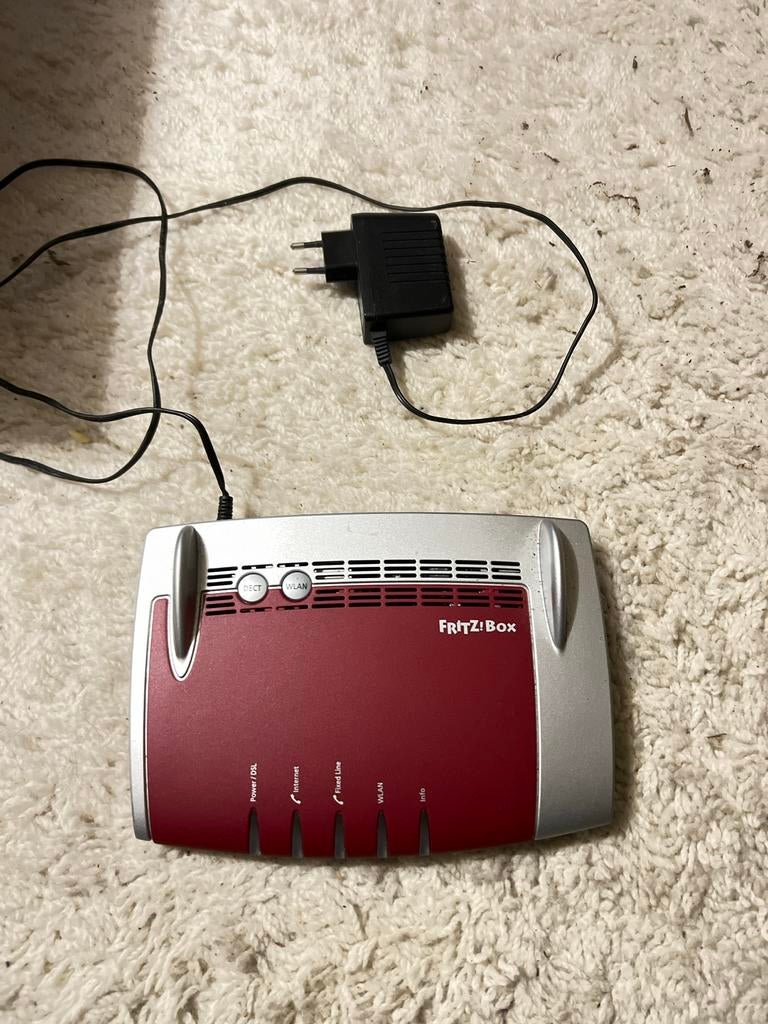 FRITZ!Box Fon WLAN 7360 v2 Router met modem, Computers en Software, Routers en Modems, Ophalen of Verzenden, Gebruikt, Router met modem