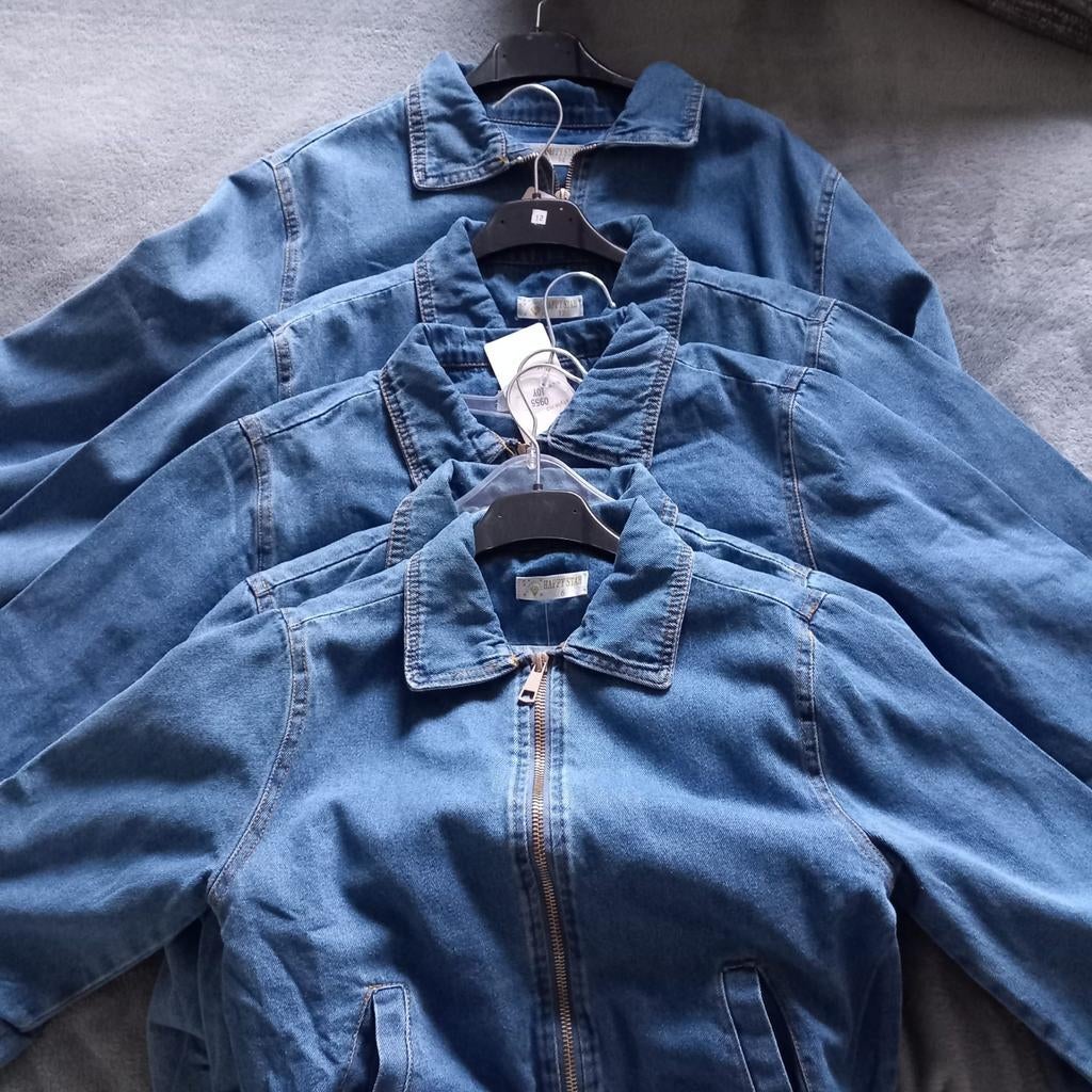 Partij 5x denim spijkerjasjes maat 110-116 / 158-164, Ophalen of Verzenden, Nieuw