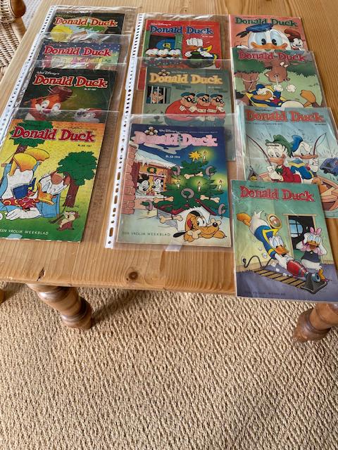 11 OUDERE DONALD DUCKS, Verzamelen, Tijdschriften, Kranten en Knipsels, Ophalen of Verzenden, 1980 tot heden, Nederland, Tijdschrift
