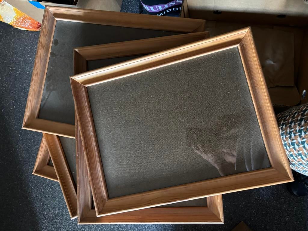 Schilderij of foto lijsten, Ophalen of Verzenden, Zo goed als nieuw, Hout, Minder dan 50 cm