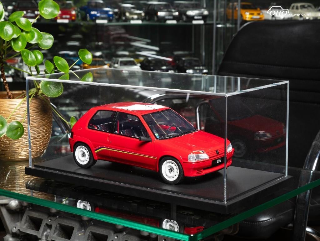 Peugeot 106 rallye 1993 Rouge ottomobile G108 1/12 €149 !!, Ophalen of Verzenden, Nieuw, 1:9 t/m 1:12, Auto