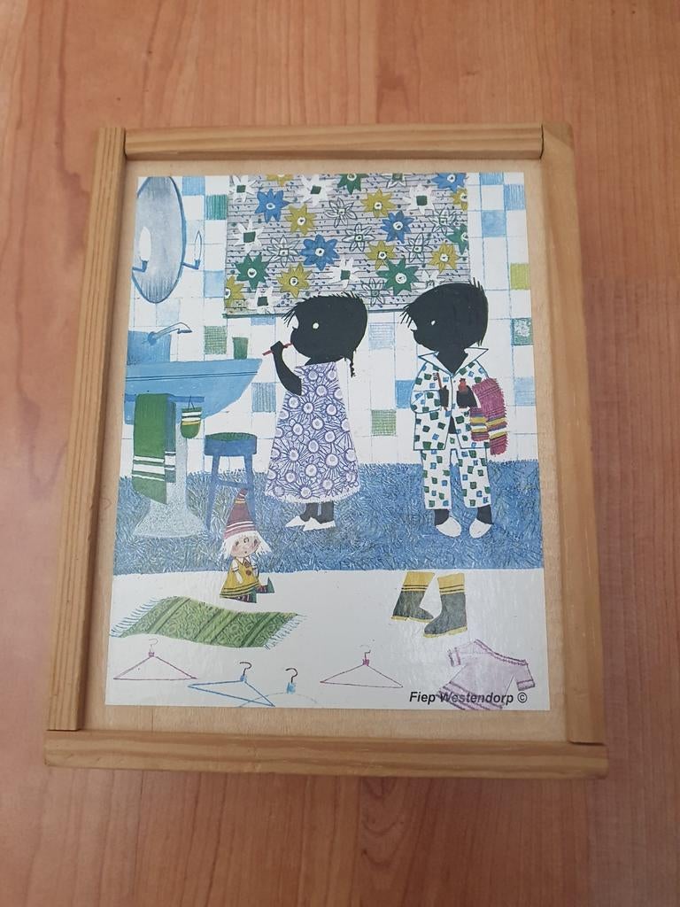 Jip en Janneke Fiep Westendorp blokkenpuzzel, Ophalen of Verzenden, 10 tot 50 stukjes, Gebruikt