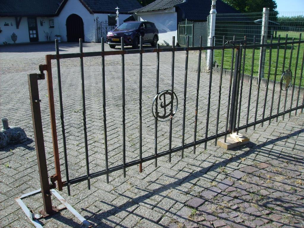 poort, Ophalen, Gebruikt, IJzer, Tuinhek