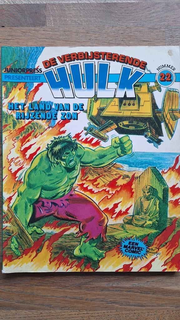 De Verbazingwekkende Hulk - Het Land van de Rijzende Zon, Boeken, Stripboeken, Gelezen, Stan Lee (oorspronkelijk), Eén stripboek